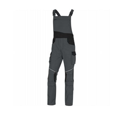 MACH2 CORPORATE Work dungarees size XXL grey-black