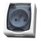 MADERA Single socket with grounding, white, transparent cover, equipped with shutters for current paths