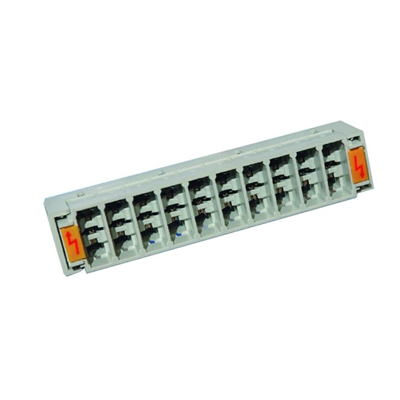 Magazine for telephone fuses