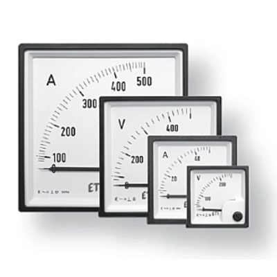 magnetoelectric meter. 96x96 90 degrees 60A direct measurement PQ96 60A