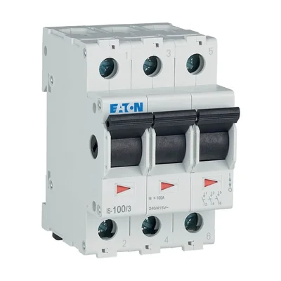 Main isolating switch, 100A, IS-100/3