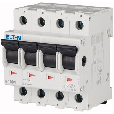 Main isolating switch, 100A, IS-100/4