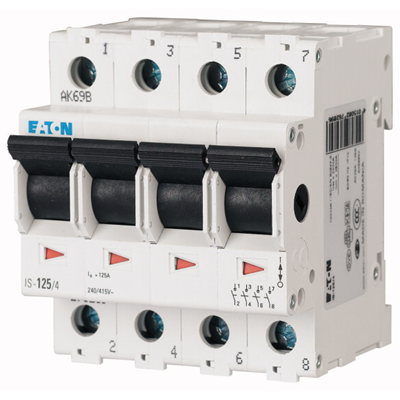 Main isolating switch, 100A, IS-100/4