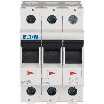 Main isolating switch, 125A, IS-125/3