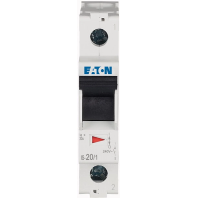 Main isolating switch, 20A, IS-20/1