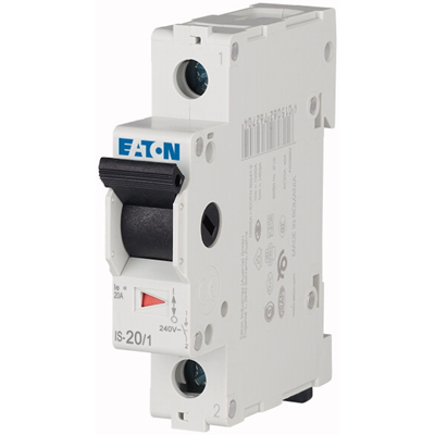 Main isolating switch, 20A, IS-20/1