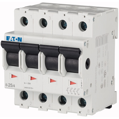 Main isolating switch, 25A, IS-25/4