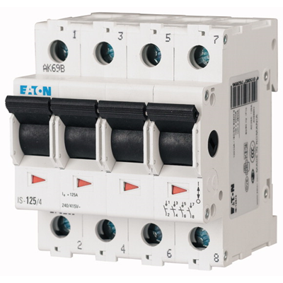 Main isolating switch, 25A, IS-25/4