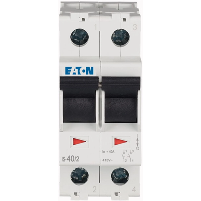 Main isolating switch, 40A, IS-40/2