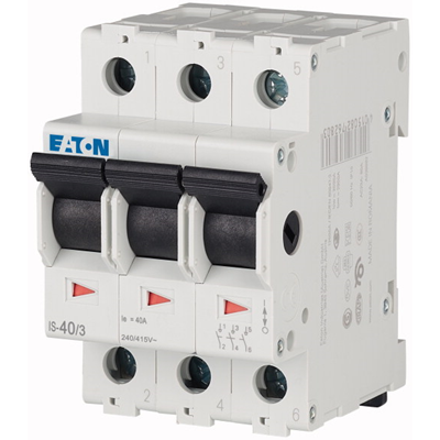 Main isolating switch, 40A, IS-40/3