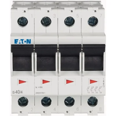 Main isolating switch, 40A, IS-40/4