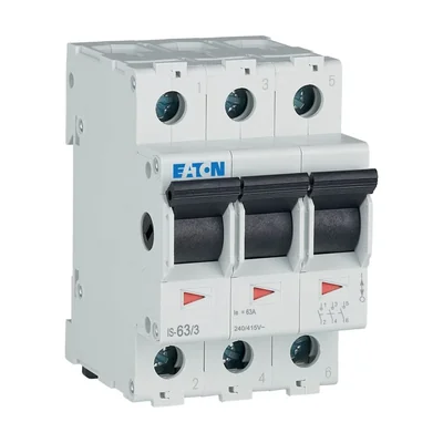 Main isolating switch, 63A, IS-63/3