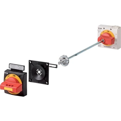 Main switch assembly, + additional red handle, size 2