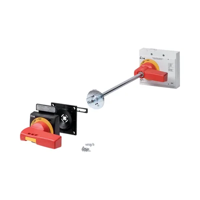 Main switch assembly, + additional red handle, size 3