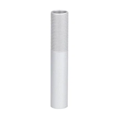 Manguito espaciador LTN50P100T para columnas de señalización Ø50 mm, metálico, 100 mm, con punta roscada