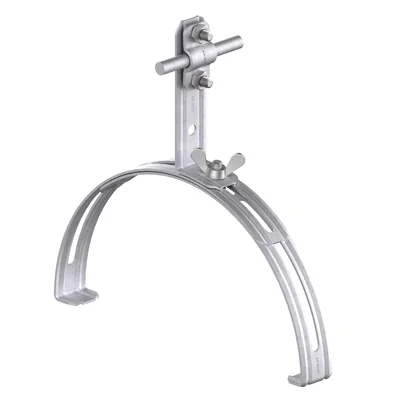 Maniglia per colmo, estensibile, avvitabile, altezza 12 cm, zincata a caldo