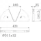 Maniglia trapezoidale TPB 180 FS