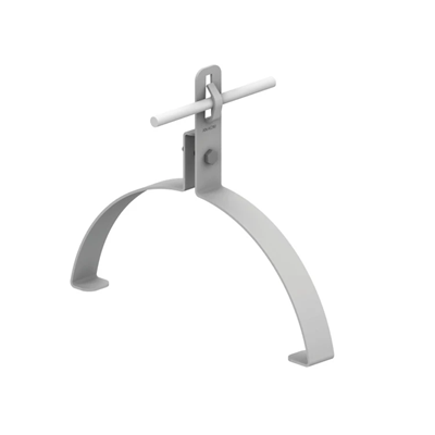 Maniglia universale per coppo di colmo 210 mm, altezza piega 10 cm, zincata a caldo