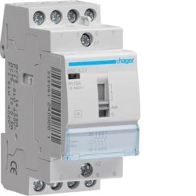 Manual contactor 230VAC 2NO+2NC 25A