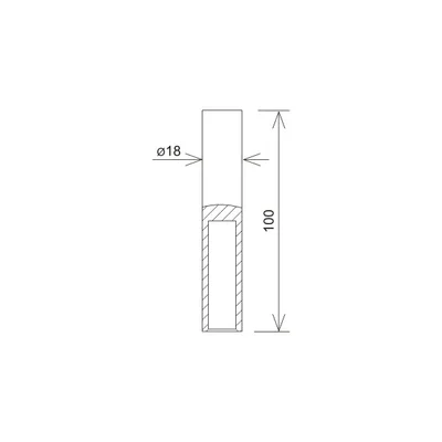 Manual mallet - handle for striking earth electrodes