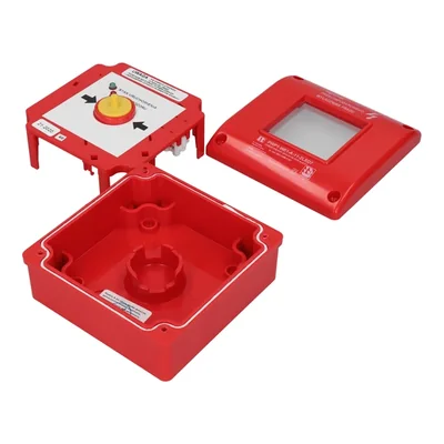 MANUAL START BUTTON PWP1 2LED WITH HAMMER PWP1-W01-A-01-2LED7\M