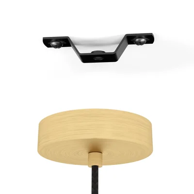 MANZANARES Lampa wisząca 22,5cm 40W E27 IP20 mosiężna