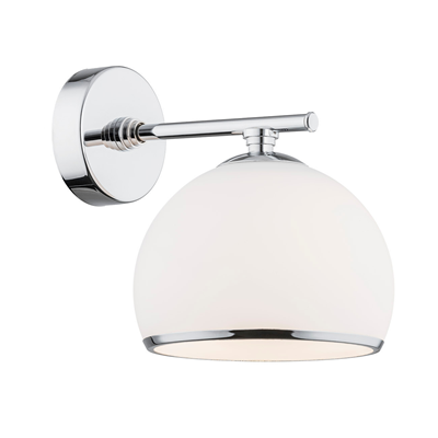 MARBELLA Lampada da parete cromata