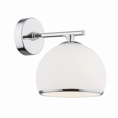 MARBELLA Lampada da parete cromata