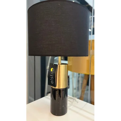 MARBLE Tischleuchte E27 schwarz
