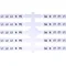 Marcador flexible (40 x 5 uds.) L1,L2,L3,N,PE (EO3)