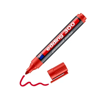 Marcador permanente Edding 300 negro