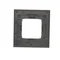 Marco 1 pliegue Naturaleza-Madera WENGE PLATA IP20/IP44