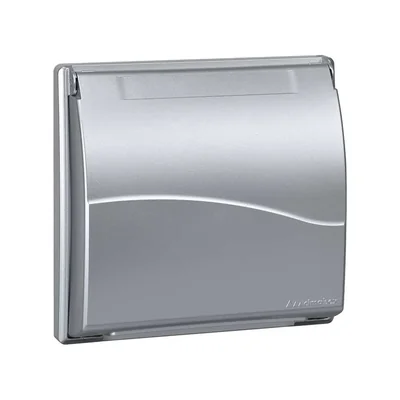 Marco de 2 módulos para caja SBM250 con tapa de aluminio 4x K45