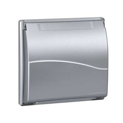 Marco de 2 módulos para caja SBM250 con tapa de aluminio 4x K45