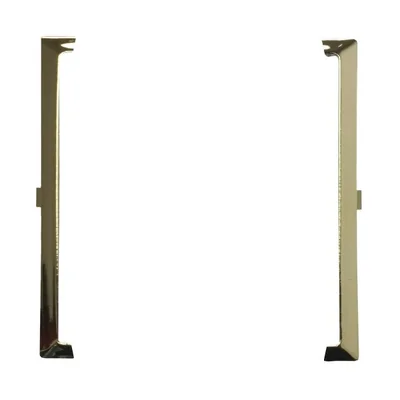 Marco decorativo ARIA para enchufes monobloque dobles - dorado brillante