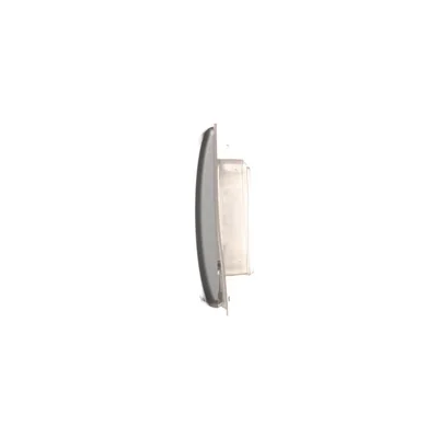 Marco doble para versión resistente a salpicaduras IP44 con juego de juntas, inox (metálico)