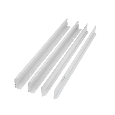 Marco para montaje en superficie de luminarias Algine Line / Algine Premium 600x600x50 mm, blanco, atornillado.