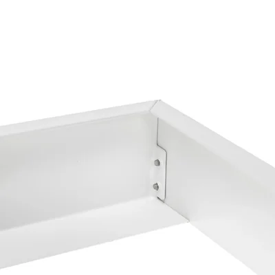 Marco para montaje en superficie de luminarias Algine Line / Algine Premium 600x600x50 mm, blanco, atornillado.