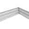 Marco para montaje en superficie de luminarias Algine Slim / Backlight 600x600x70mm blanco plegable