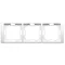 Marco triple NEOS: universal horizontal y vertical, blanco
