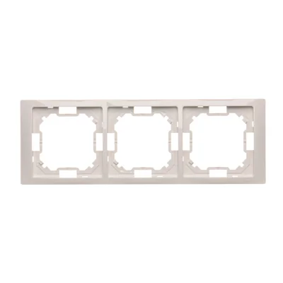 Marco triple NEOS: universal horizontal y vertical, blanco