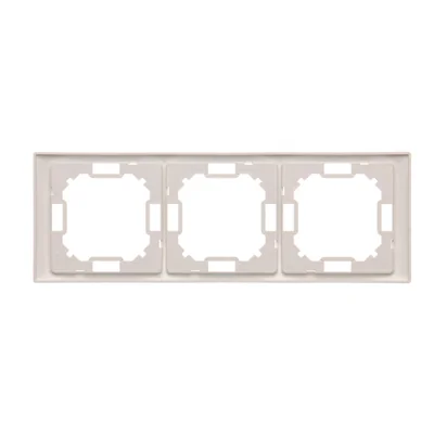 Marco triple NEOS: universal horizontal y vertical, blanco