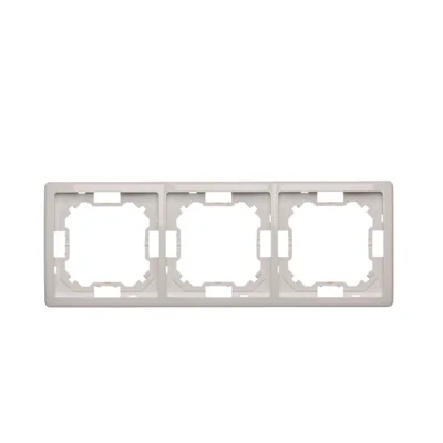 Marco triple universal horizontal y vertical, blanco