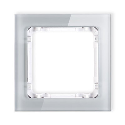 Marco universal de 1 panel - efecto cristal gris