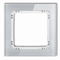 Marco universal de 1 panel - efecto cristal gris