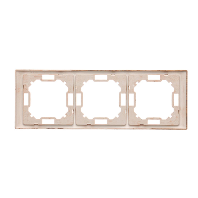 Marco universal de 3 plazas horizontal y vertical de roble SIMON BASIC NEOS