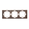 Marco universal de 3 plazas horizontal y vertical de roble SIMON BASIC NEOS