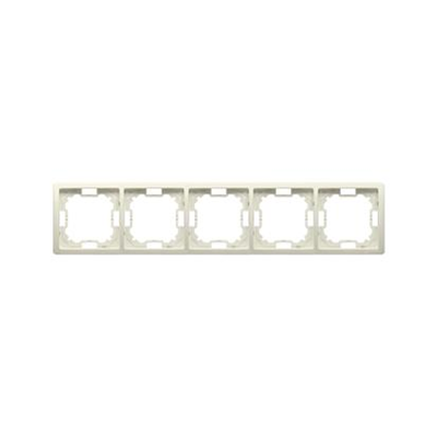 Marco universal de 5 pliegues, horizontal y vertical, beige