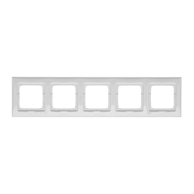 Marco universal de 5 pliegues para cajas de cartón-yeso IP20 / IP44 blanco
