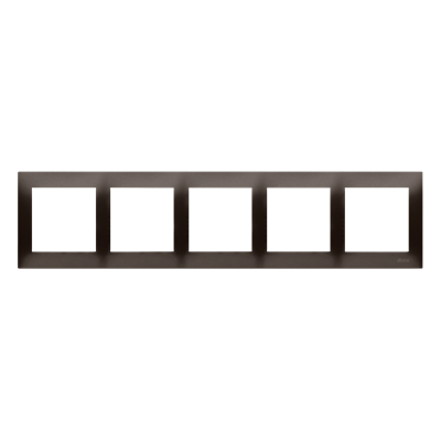 Marco universal de 5 pliegues para cajas de cartón yeso IP20 / IP44 marrón mate (metálico)